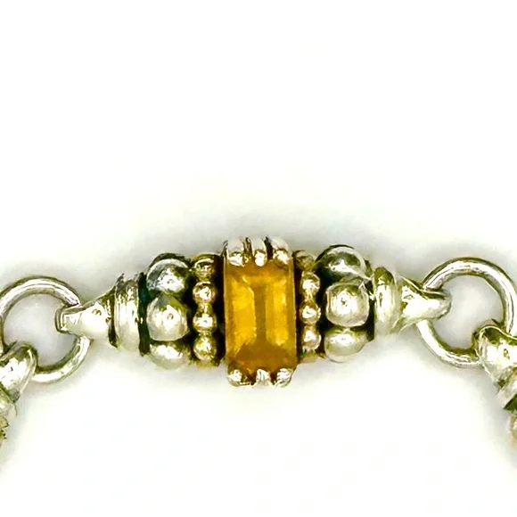 Lagos Caviar Silver Citrine Bracelet - Picture 3 of 7
